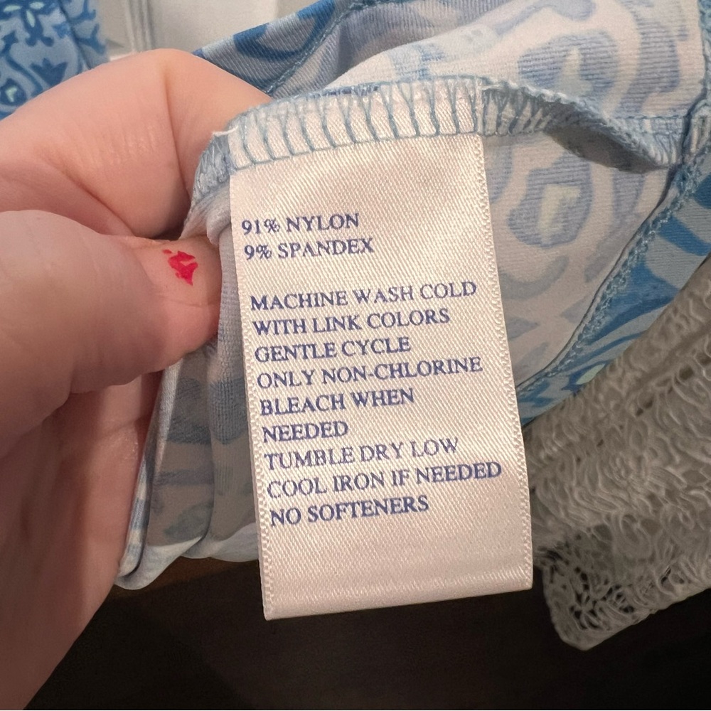 Southern Tide Blue Coastal Dress Medium Performance Collection - Picture 10 of 11